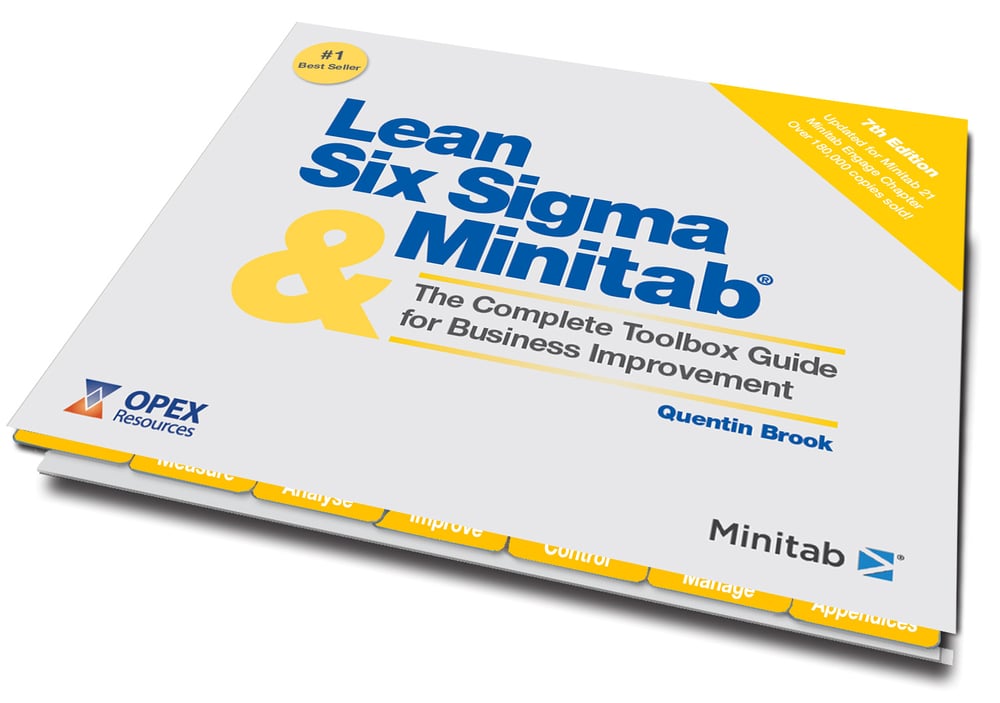 Quentin Brook book new 7th edition Lean Six Sigma & Minitab Toolbox Guide
